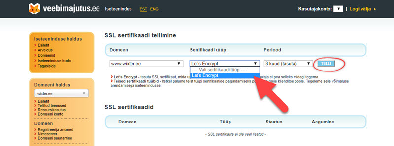 HTTPS paigaldamine 2